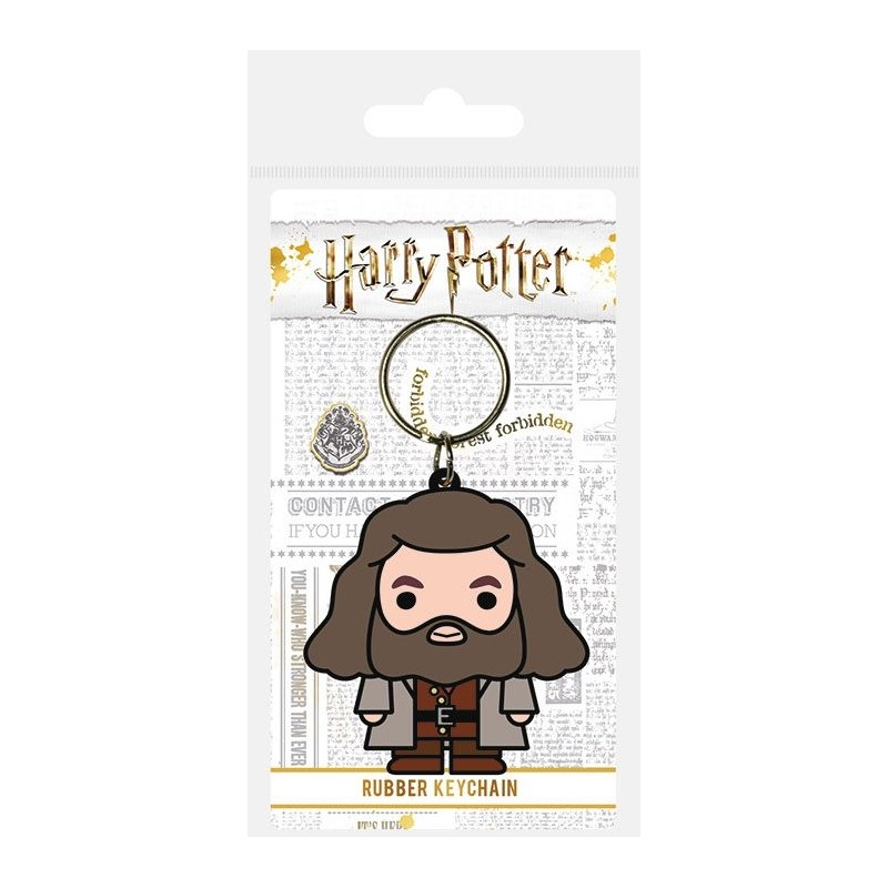 Harry Potter - Porte-cles caoutchouc Chibi Hagrid 6 cm