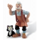 Pinocchio - Figurine Gepeto 8 cm