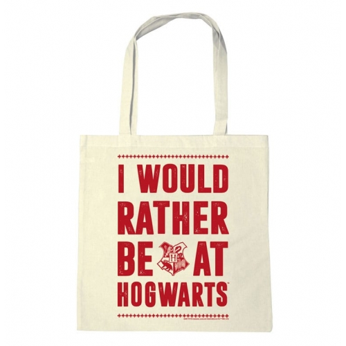 Harry Potter - Sac shopping I Would Rather Be At Hogwarts