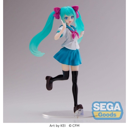 Hatsune Miku - Statuette Luminasta Hatsune Miku 16th Anniversary KEI Ver. 18 cm