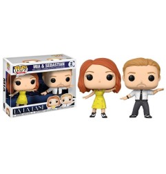 La La Land - Pack 2 POP! Movies Vinyl figurines Sebastian & Mia 9 cm