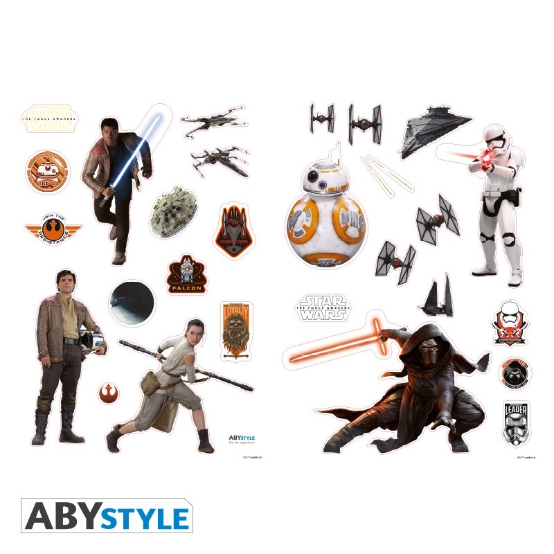 Star Wars - Stickers - 100x70cm - The Force Awakens (blister)