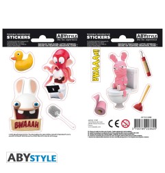 Lapins Cretins - Stickers - 16x11cm/ 2 planches X5