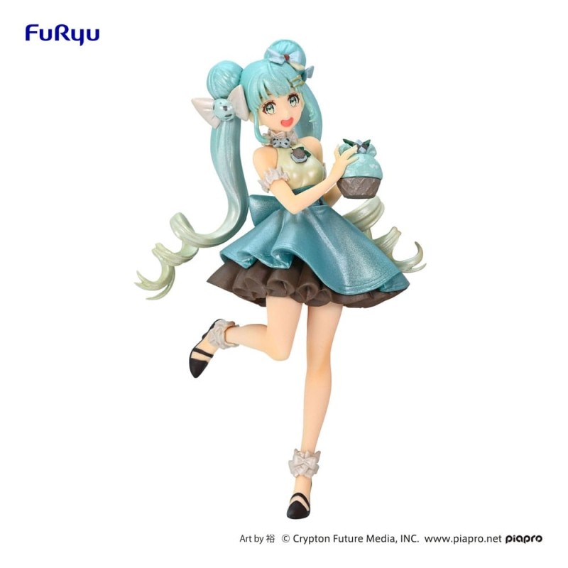 Hatsune Miku - Statuette PVC  Chocolate Mint Pearl Color 17 cm