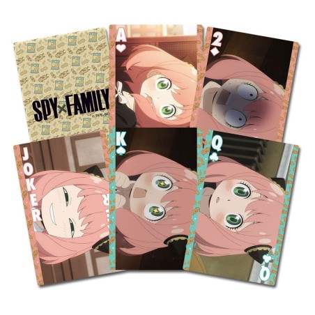 Spy x Family - Jeu de cartes à jouer Anya Facial Expressions