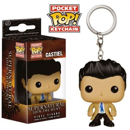 Supernatural - Porte-clés Pocket POP! Castiel 4 cm
