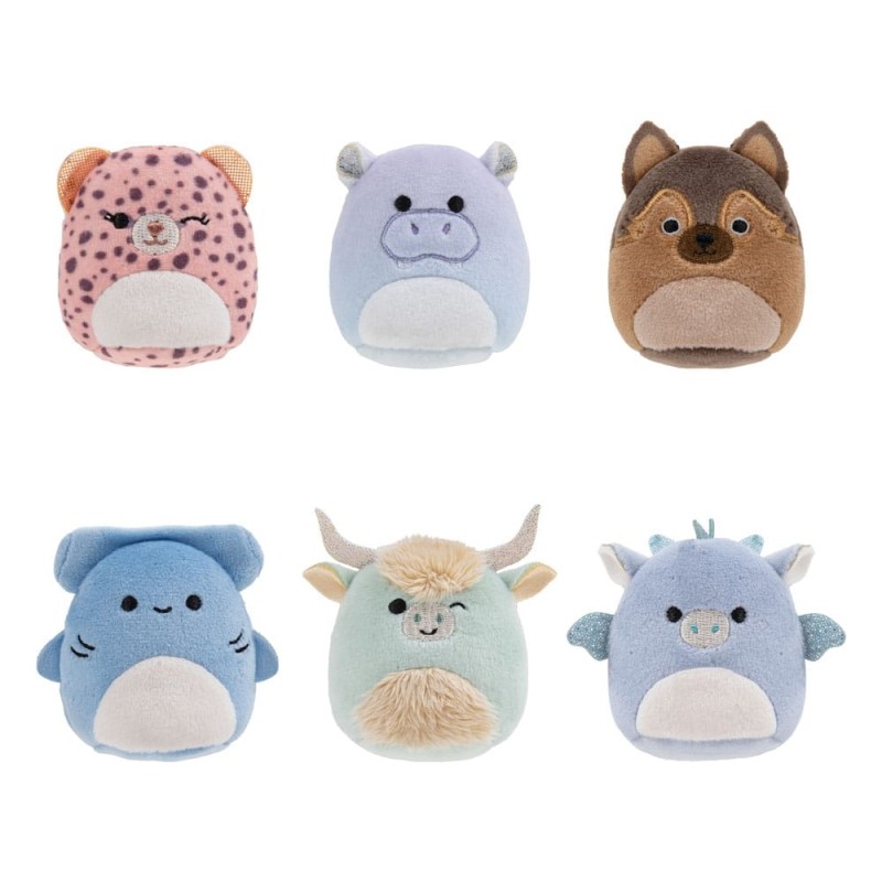 Squishville - Pack 6 peluches Mini Squishmallows Honour Squad 5 cm