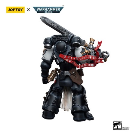 Warhammer 40k - Figurine 1/18 Black Templars Emperor's Champion Bayard's Revenge 12 cm