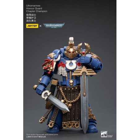 Warhammer 40k - Figurine 1/18 Ultramarines Honour Guard Chapter Champion 12 cm
