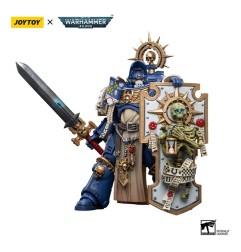 Warhammer 40k - Figurine 1/18 Ultramarines Primaris Captain with Relic Shield and Power Sword 12 cm