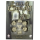Lovecraft Call of Cthulhu - Pack dés Lovecraft Call of Cthulhu beige & noir