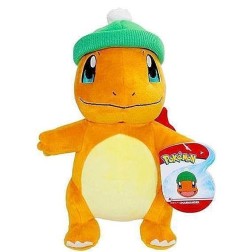 Pokémon - Peluche Salamèche Bonnet de Noël 20 cm