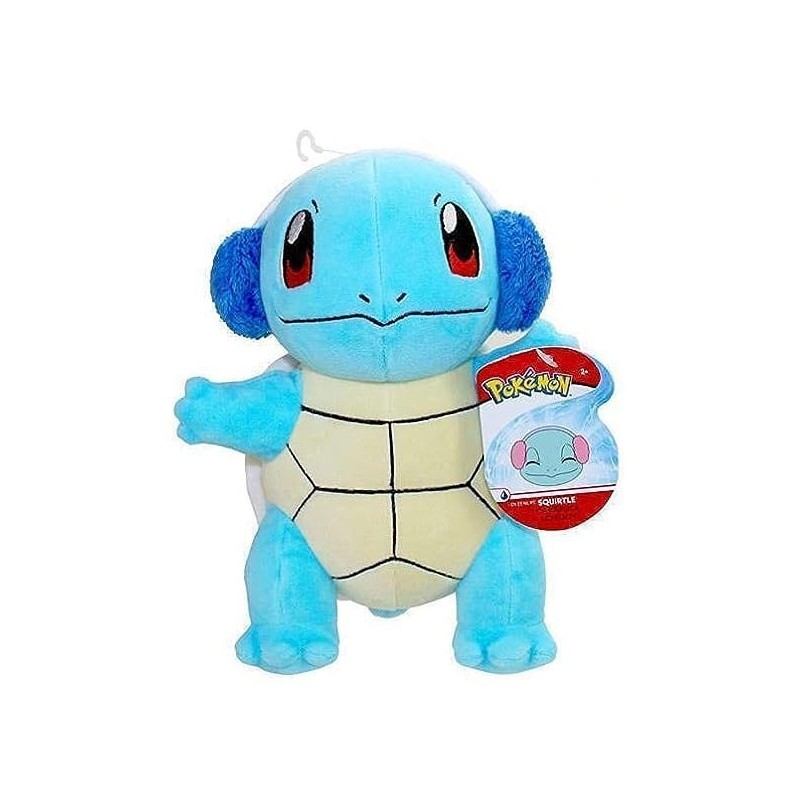 Pokémon - Peluche Carapuce avec Protège-oreilles 20 cm