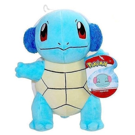 Pokémon - Peluche Carapuce avec Protège-oreilles 20 cm