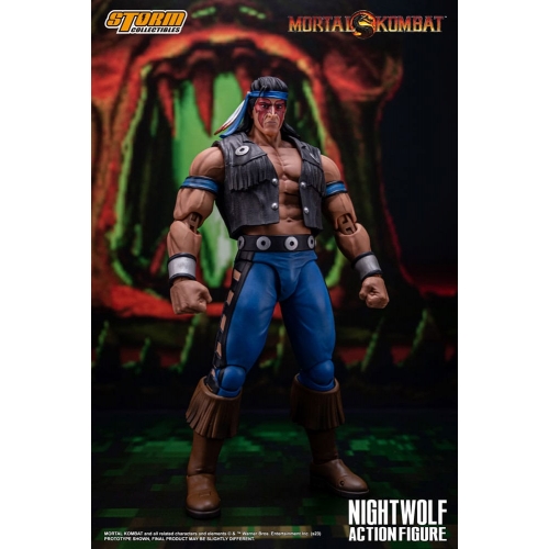 Mortal Kombat - Figurine 1/12 Nightwolf 18 cm