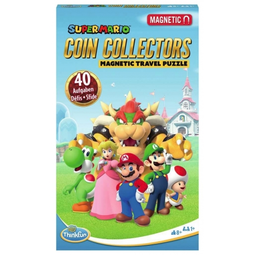 Mario Kart - Jeu de voyage magnétique Coin Collectors *Version DE-FR-IT*