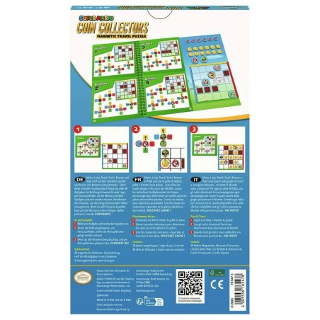 Mario Kart - Jeu de voyage magnétique Coin Collectors *Version DE-FR-IT*