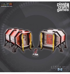 Jeux de figurines - Infinity ColorED maquette pour jeu de figurines 28 mm Supply Depots