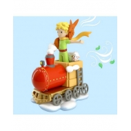 Le Petit Prince - Figurine Le Petit Prince et ses amis dans le train 8 cm