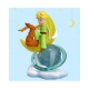 Le Petit Prince - Figurine Le Petit Prince et le renard sur la lune 8 cm