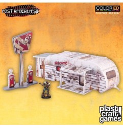 Jeux de figurines - Post Apocalypse ColorED maquette pour jeu de figurines 28 mm The Caravan