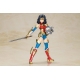 DC Comics - Figurine Plastic Model Kit Cross Frame Girl Wonder Woman Humikane Shimada Ver. 16 cm