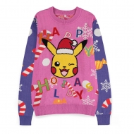 Pokémon - Sweatshirt Christmas Jumper Pikachu Patched (XS)