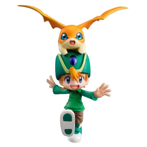 Digimon Adventure G.E.M. Series - Statuette Takaishi Takeru & Patamon 11 cm