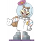 Bob l'éponge - Figurine Sandy Cheeks 11 cm