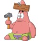 Bob l'éponge - Figurine Nail on Head Patrick 10 cm
