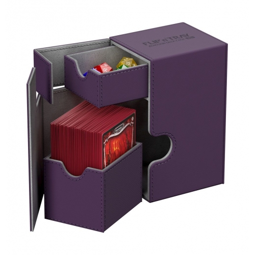 Ultimate Guard - Flip'n'Tray Deck Case 80+ taille standard XenoSkin Violet