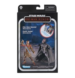 Star Wars : Obi-Wan Kenobi Vintage Collection - Pack 2 figurines Darth Vader (Showdown) & Obi-Wan Kenobi (Showdown) 10 cm