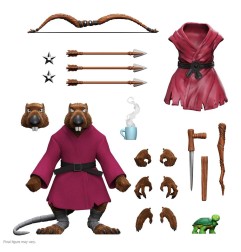 Les Tortues Ninja - Figurine Ultimates Splinter (Flocked) 18 cm