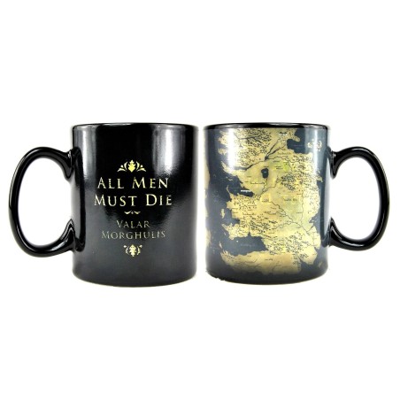 Game of Thrones - Mug effet thermique Map