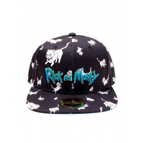 Rick et Morty - Casquette hip hop Snapback Cats AOP