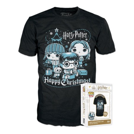 Harry Potter - POP! Tees T-Shirt Ron, Hermione, Harry 