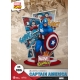 Marvel Comics - Diorama D-Stage Captain America 16 cm