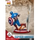 Marvel Comics - Diorama D-Stage Captain America 16 cm