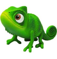 Rapunzel - Raiponce figurine Pascal 6 cm