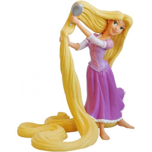 Raiponce - Figurine Raiponce avec brosse 12 cm