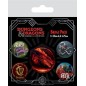 Dungeons & Dragons - Pack 5 badges Movie