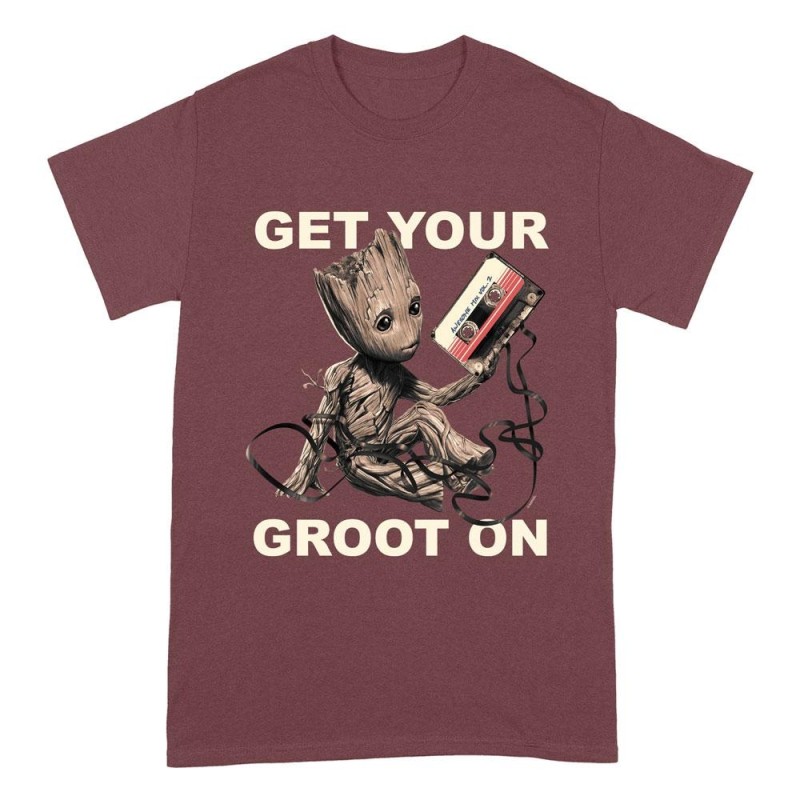 Marvel - T-Shirt Guardians Of The Galaxy Vol. 2 Get Your Groot On Marvel - T-Shirt Guardians Of The Galaxy Vol. 2 Get Your Groot On