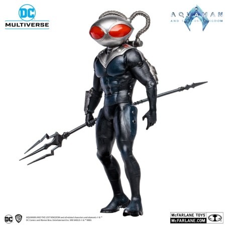 DC Comics - Aquaman et le Royaume perdu figurine Megafig DC Multiverse Black Manta 30 cm