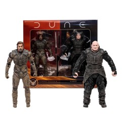 Dune, deuxième partie - Pack 2 figurines Gurney Halleck & Rabban 18 cm