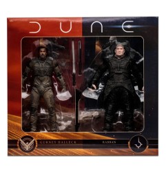 Dune, deuxième partie - Pack 2 figurines Gurney Halleck & Rabban 18 cm