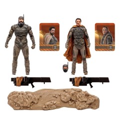 Dune, deuxième partie - Pack de 2 figurines Stilgar & Shishakli (Gold Label) 18 cm
