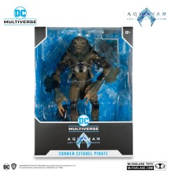 DC Comics - Aquaman et le Royaume perdu figurine Megafig DC Multiverse Sunken Citadel Pirate 30 cm