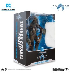 DC Comics - Aquaman et le Royaume perdu figurine Megafig DC Multiverse Sunken Citadel Pirate 30 cm