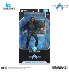 DC Comics - Aquaman et le Royaume perdu figurine DC Multiverse Aquaman with Stealth Suit 18 cm