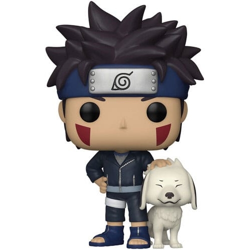Naruto - Figurine POP! Kiba w/Akamaru 9 cm